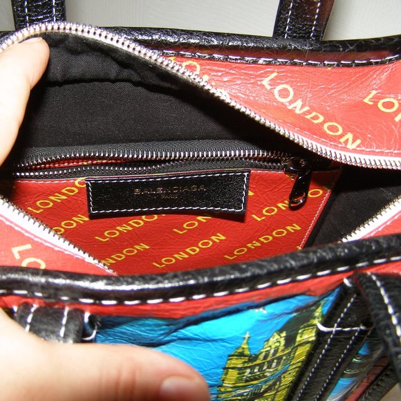 RARE NEW Balenciaga "London" leather shopper bag - Picture 10 of 16